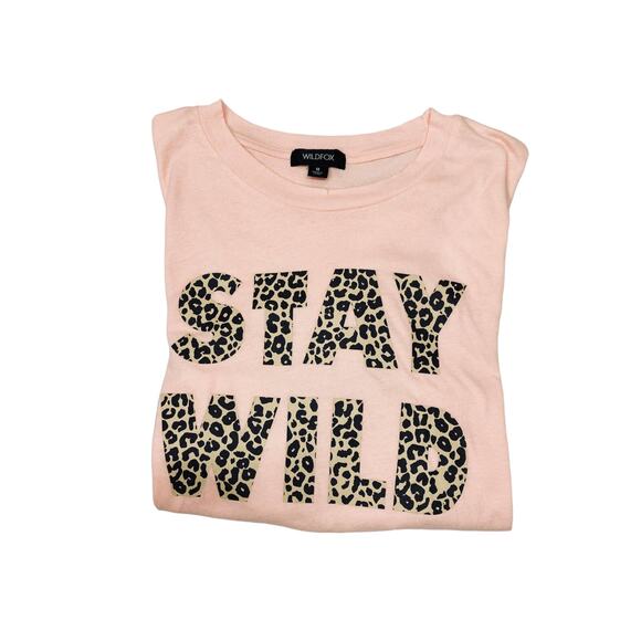 NEW Wildfox T-Shirt "Stay Wild" Size M - Picture 4 of 4